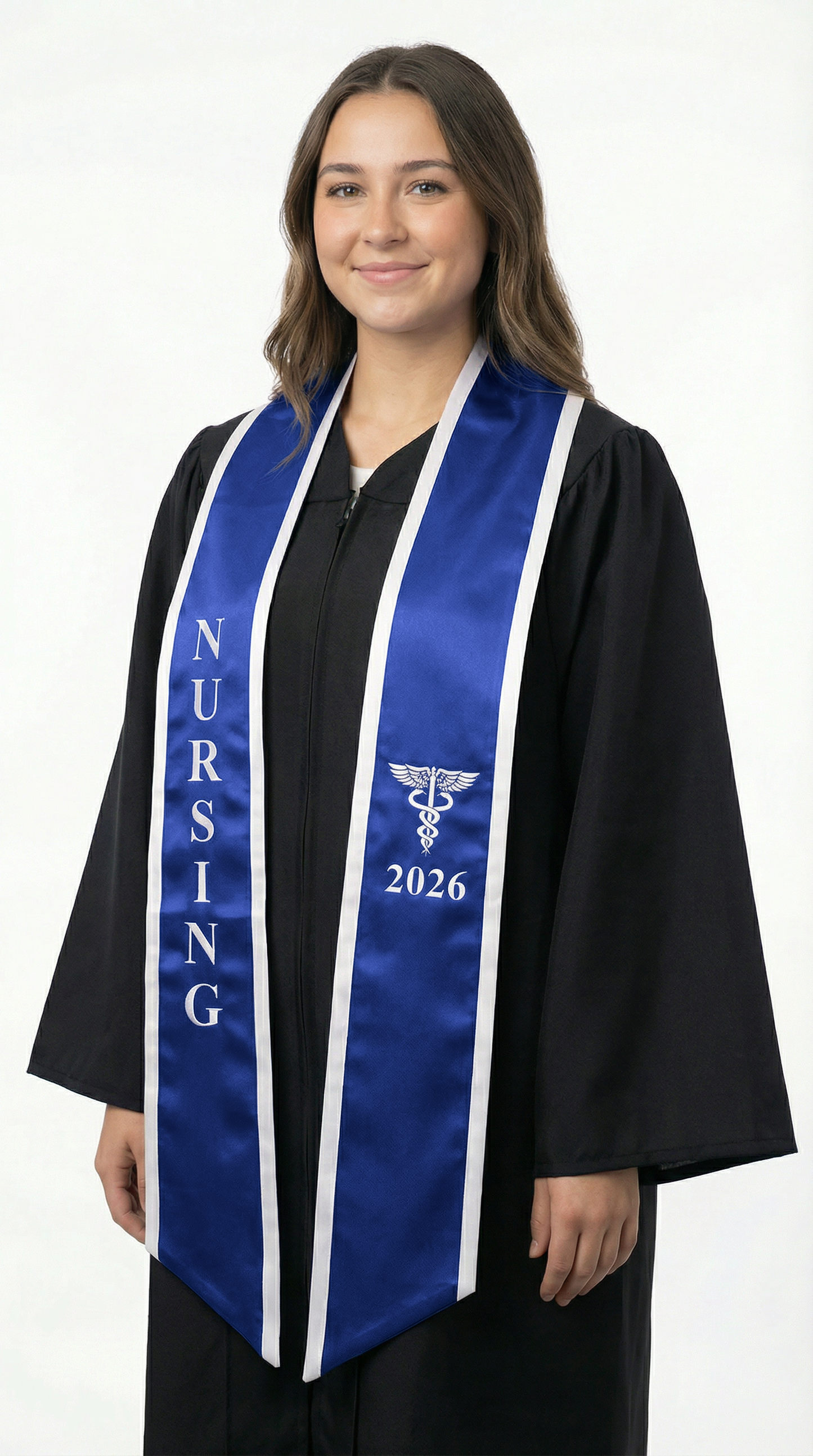 2026 Nursing Graduation Stole with Trim