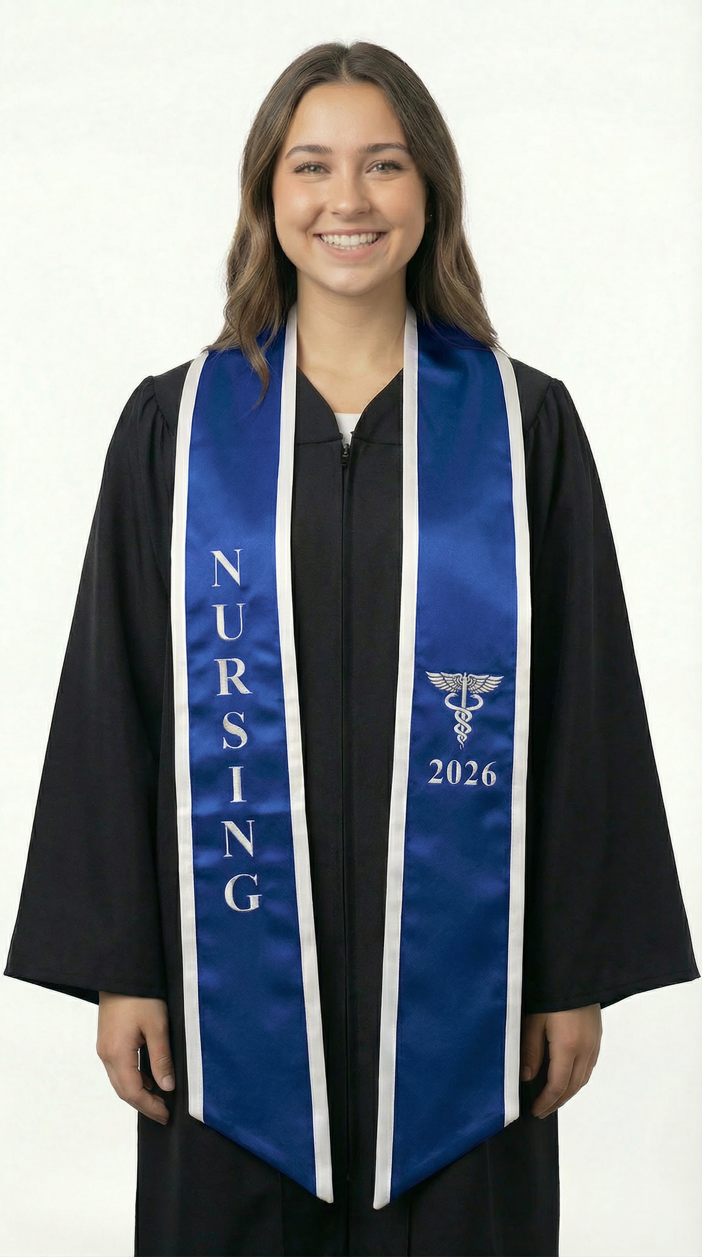 2026 Nursing Graduation Stole with Trim