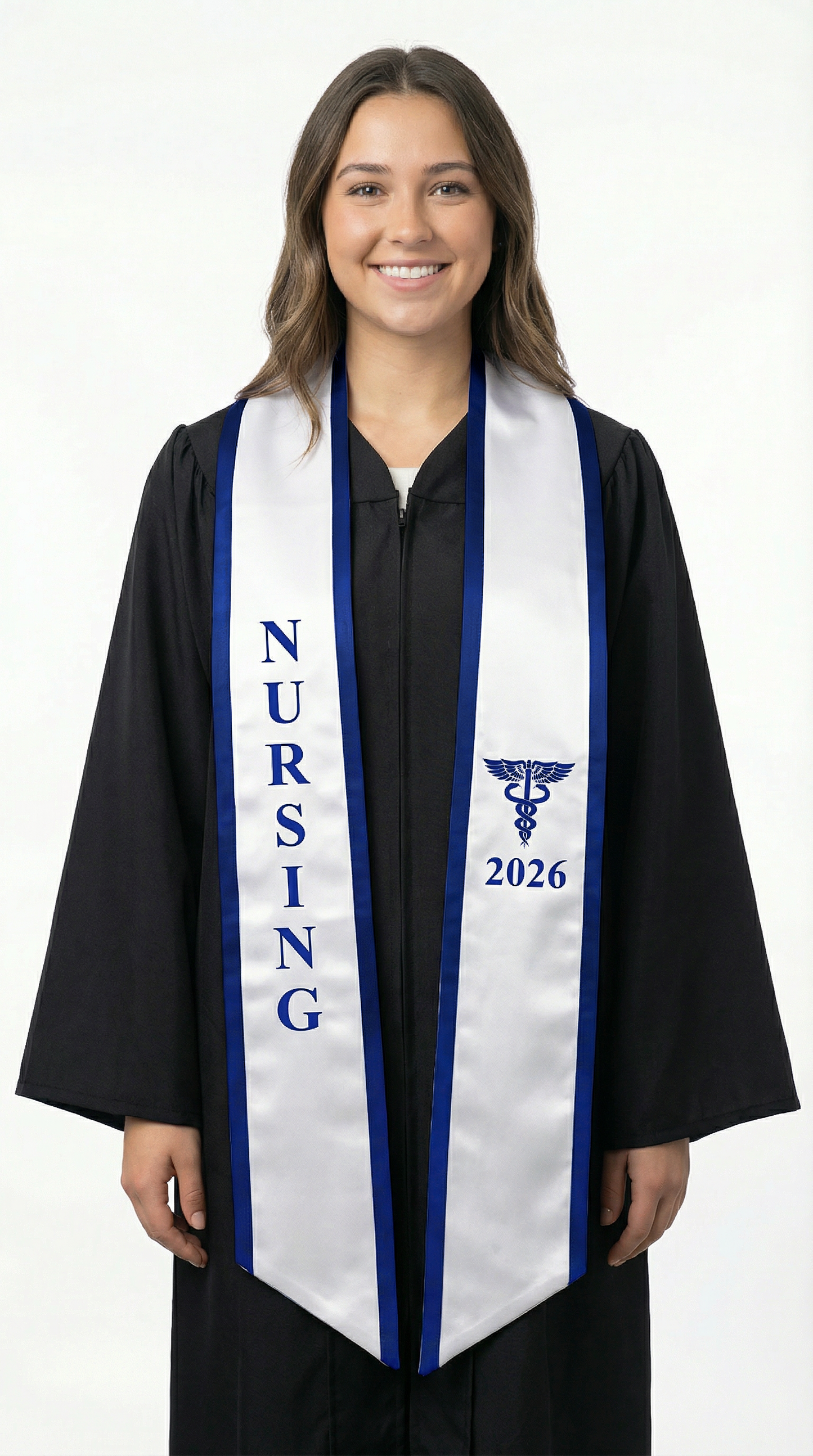 2026 Nursing Graduation Stole with Trim