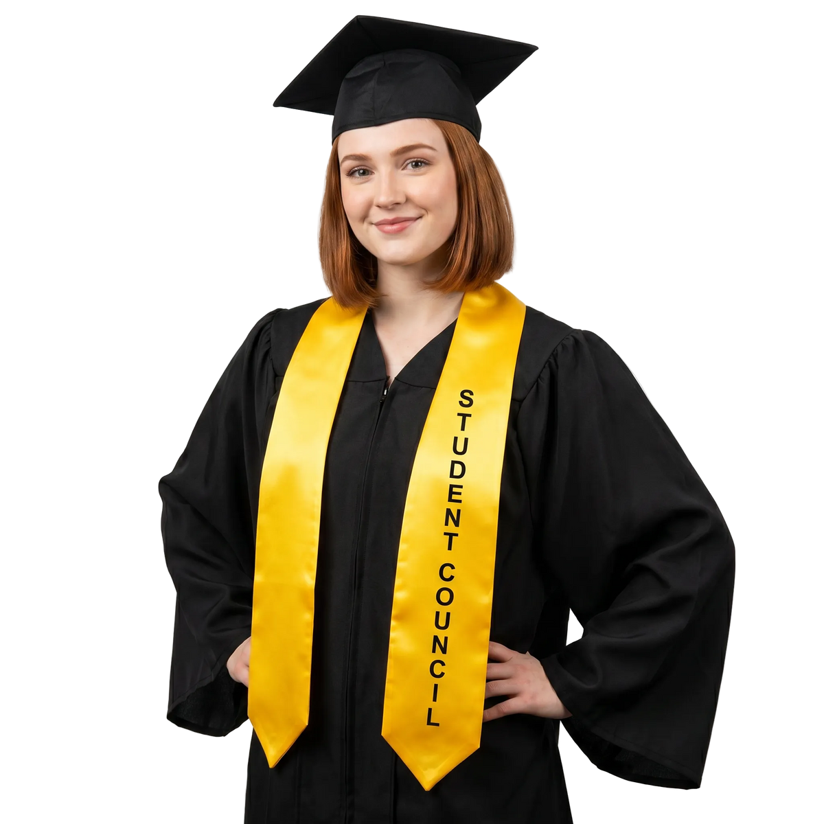 Student council class officer stole for school ceremonies and graduation
