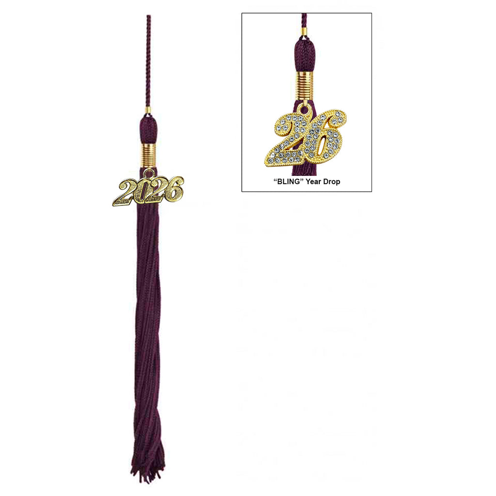 Matte Maroon Elementary Cap, Gown & Tassel