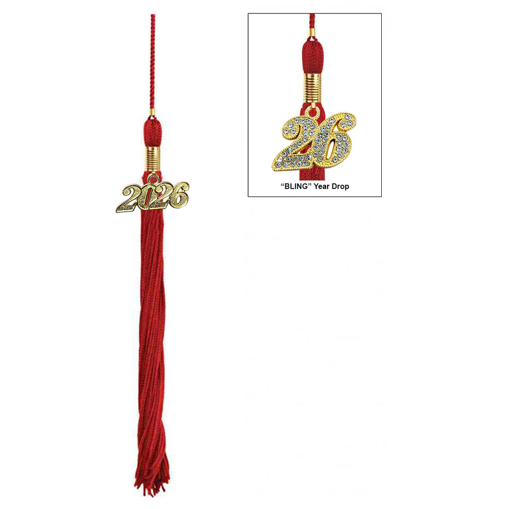 Matte Red Bachelors Degree Cap & Tassel - Graduation Caps