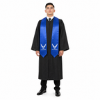 US Air Force graduation stole for Air Force graduates and military ceremonies