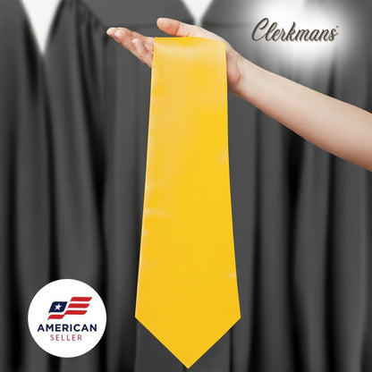 Gold Graduation Stole - Gold College & High School Stoles