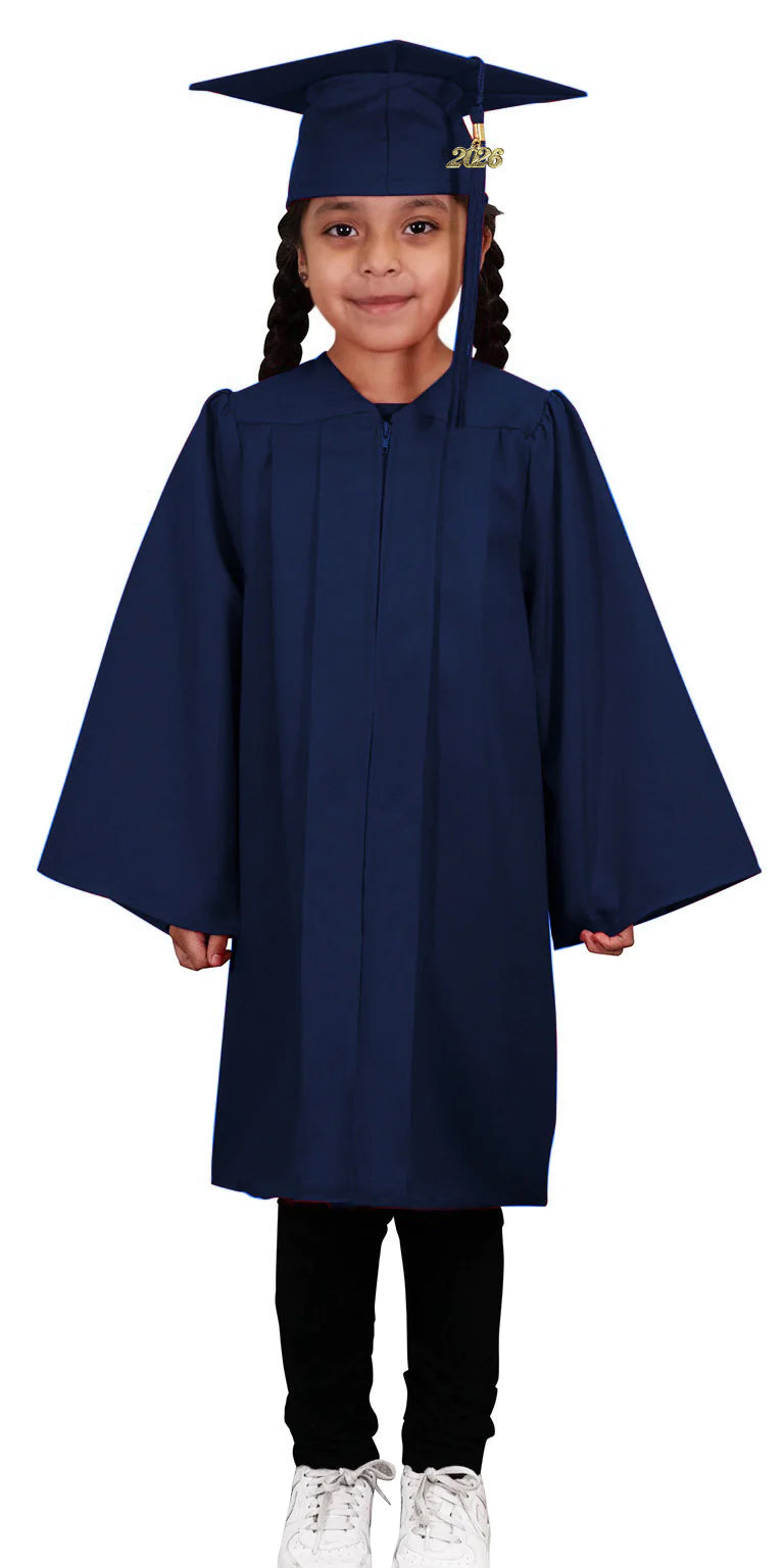 daycare graduation dress TAIAOJING Kindergarten & Preschool Graduation Gown Cap Set Toddler Girls Boys Graduation Photo Graduation Dress Graduation Gown Dress With Hat 2pc Set 4-5 Years