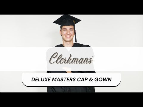 Deluxe Masters Graduation Cap and Gown - Academic Regalia