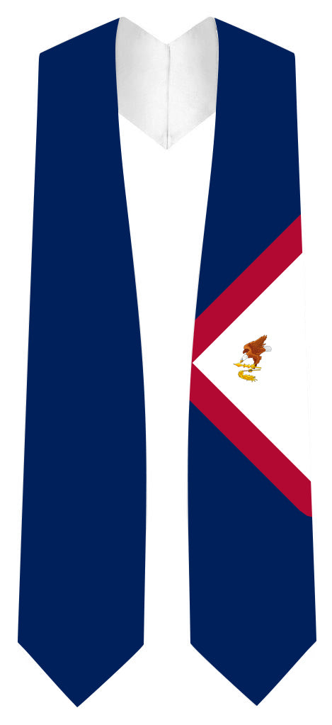 American Samoa Graduation Stole - American Samoa Flag Sash