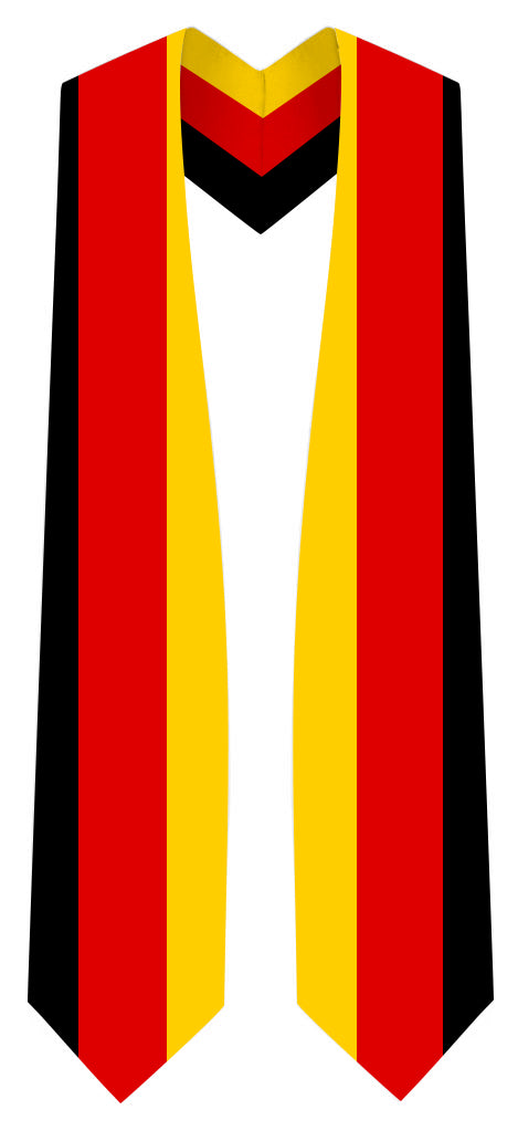 German Graduation Stole -  German Flag Sash