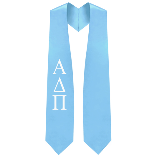 Alpha Delta Pi Greek Lettered Stole