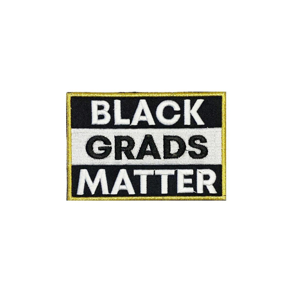 Antique Gold BLACK GRADS MATTER Graduation Stole - Clerkmans