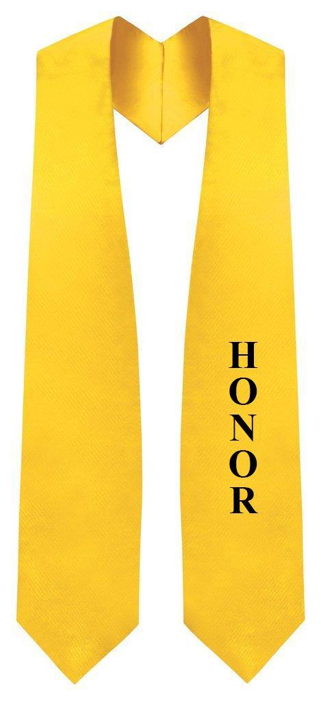 Gold Honors Stole for Graduation - Clerkmans