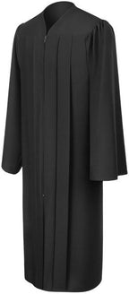 Matte Black High School Graduation Gown - Graduation Cap and Gown