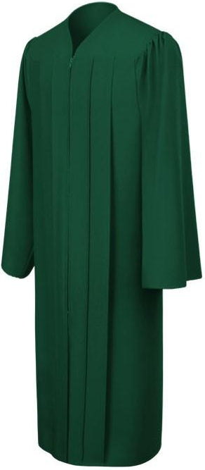 Matte Hunter High School Graduation Gown - Graduation Cap and Gown