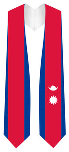 Nepal Graduation Stole - Nepal Flag Sash