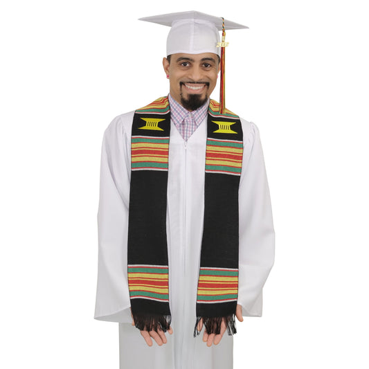 Ready to Personalize Kente Graduation Sash/Stole