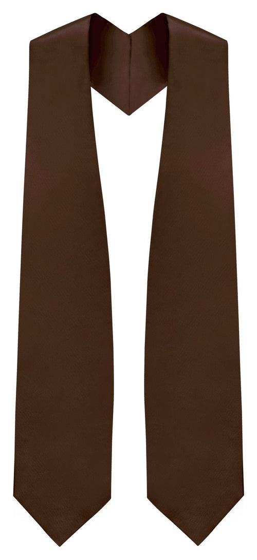 Brown Traditional Choir Stole - Churchings
