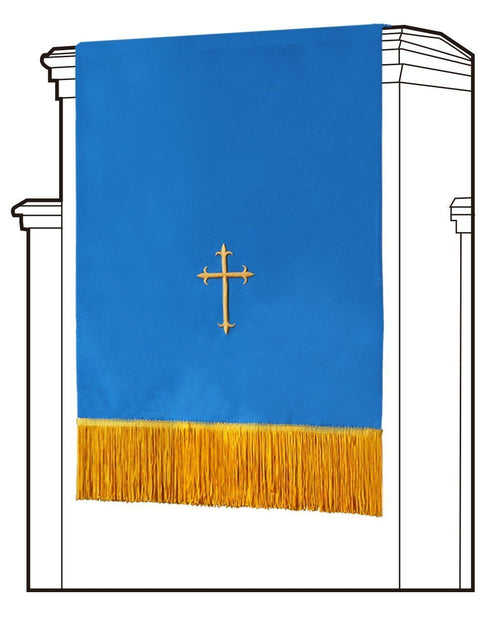 Blue/White Pulpit Scarf